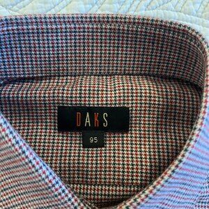 DAKS MEN'S SZ SMALL SOFT FLANNEL LONG SLEEVE SHIRT